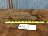 Hand carved duck decoy 1976