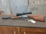 Marlin model 1894 lever action rifle with scope