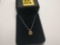 Yellow Sapphire Solitaire necklace matches previous lot