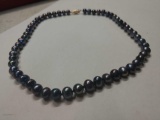 14kt Tahitian pearl necklace