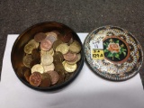 Collection of gambling tokens