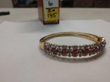 Ruby Bangle Bracelet