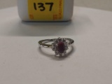 Genuine Ruby Ballerina Ring