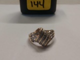 Diamond Dinner Ring 10kt 2.9 Grams