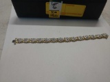 Large Diamond cluster bracelet