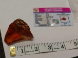 280cts Rough Cut Natural Madeira Citrine Gemstone