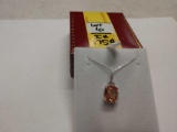 Morganite necklace matches previous lot