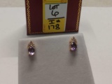 2.88ct amethyst earrings