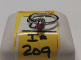 Genuine Ruby estate ring