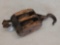 Vintage Double Drop Wooden Pulley