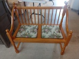 New 2 Seat Upholstered Bench 38