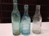 3 Early 1900s Vintage Iowa Bottles