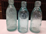 3 1800s Vintage ST. Louis Missouri Bottles