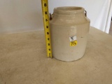 Stoneware Preserve Jar W Lid & Handle