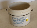 10 Pound Cream Cottage Cheese Crock