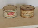 2 Vintage Marshmallow Tins