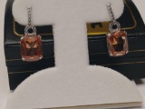 4.88ct Morganite Earrings