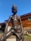 Bronze African Woman Statue
