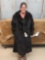 Top quality women's full-length mink coat