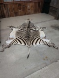 Extra large zebra skin