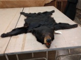 Black bear rug no backing