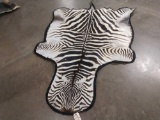 Zebra rug