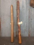 Pair of Australian didgeridoos