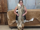 Women's coyote fur stole