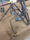 4 vintage mole traps