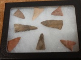 8 nice Madison triangle arrowheads