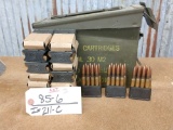 136 rounds of military 30 - 06 ammo