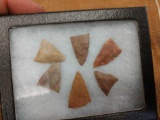 6 nice Madison triangle arrowheads