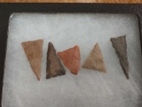 5 nice Madison triangle arrowheads