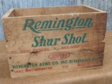 Remington wooden ammo crate