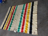 Hudson Bay 4-point wool trade blanket