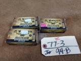 134 rounds of Winchester 22 automatic rimfire ammo