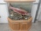 Monster 57 Pound King Salmon In Glass Display Cabinet