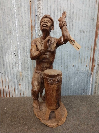 Hand carved African Ironwood Statue