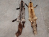 Red & Silver Fox Tanned Furs