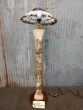 Scrimshawed Giraffe Leg Bone Lamp