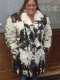 Medium Length Rabbit Fur Coat