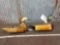 Pair Of Hand Carved Wood Duck Decoys