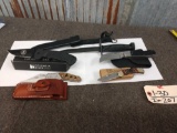 4 Folding Knives & Bayonet