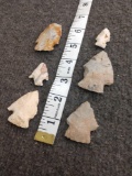 Group Of 6 Arrow Heads