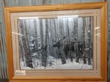 Large Moose Print by Stephen Lyman