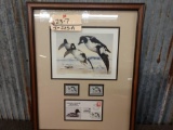 First Day Of Nation Denmark Duck Stamp Print