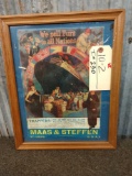 Vintage Maas & Steffen Fur Dealer Advertising