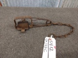 Vintage Long Spring Trap With Teeth