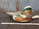 Contemporary Hand Carved Duck Decoy