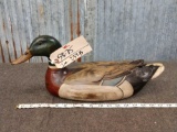 Contemporary Hand Carved Duck Decoy